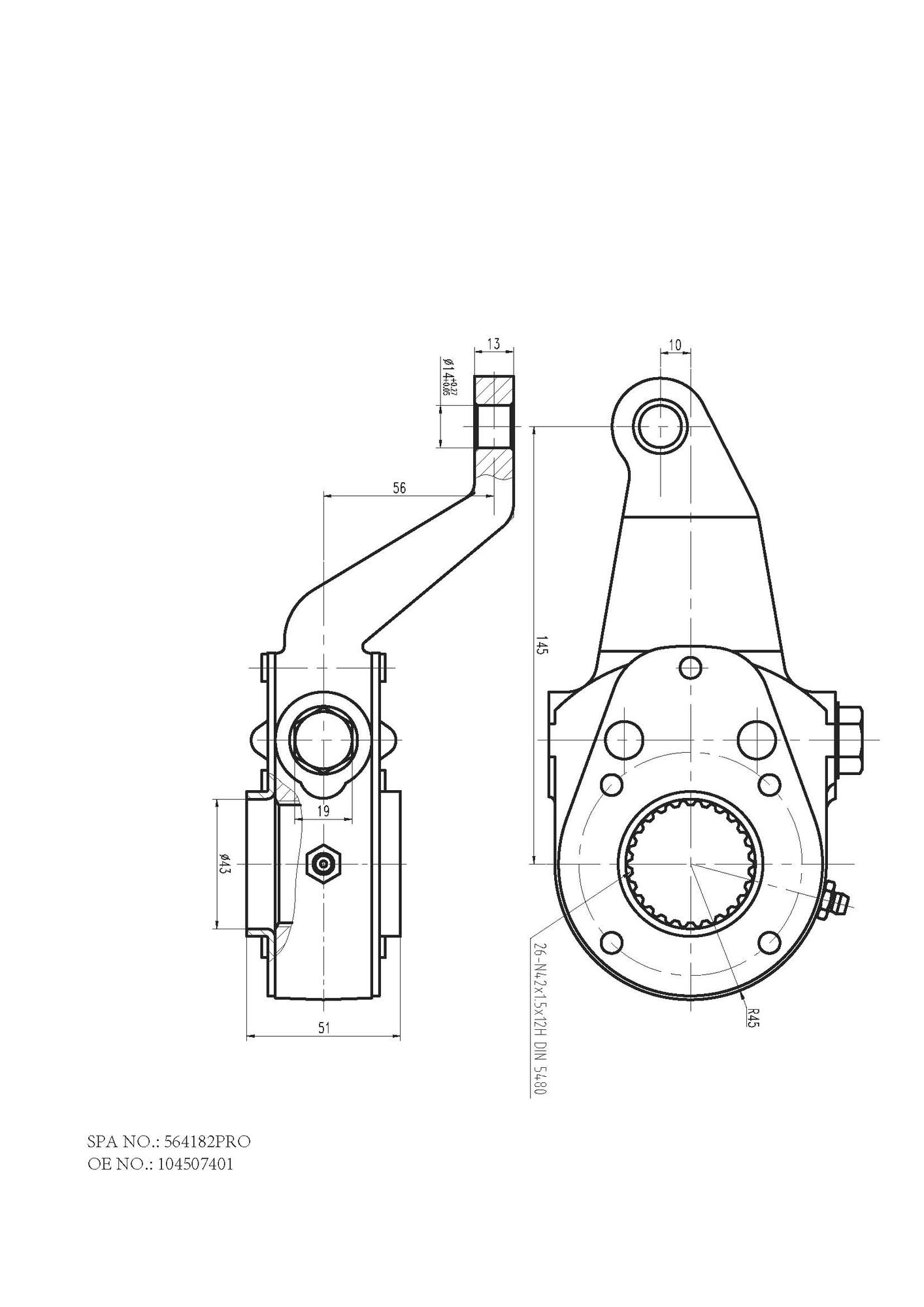 Reglaj parghie, sistem franare FO 4182 PRO FOMAR Friction